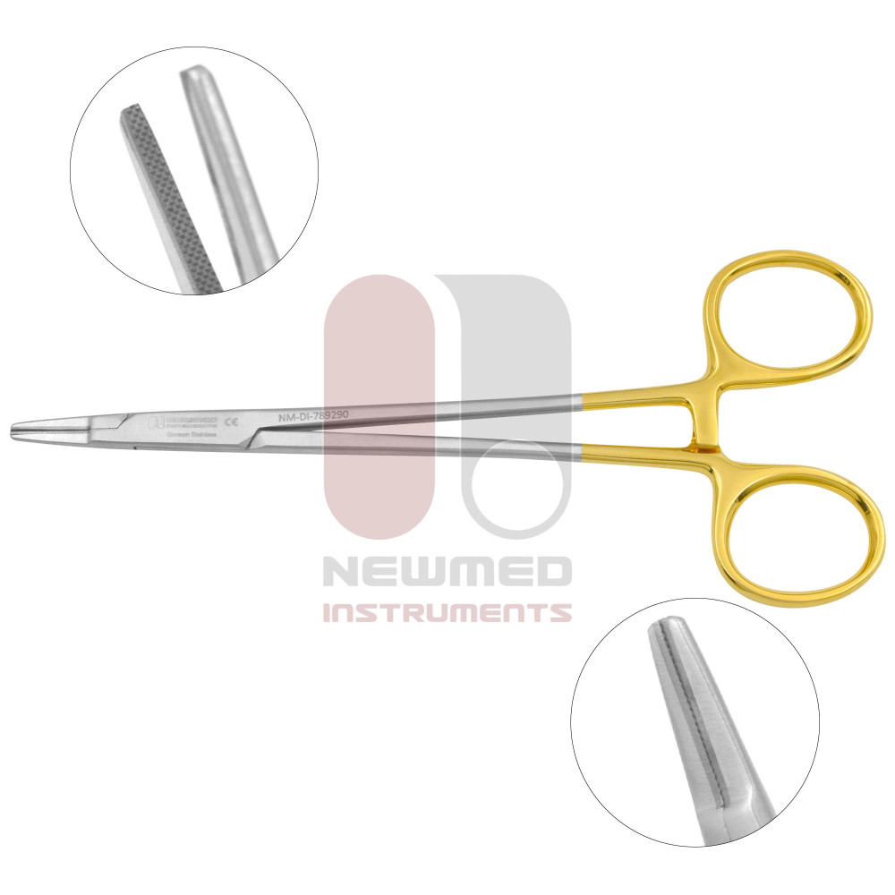 Ryder Needle Holder - Tungsten Carbide Serrated Jaw | New Med
